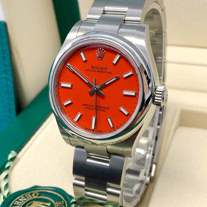 Oyster Perpetual 31mm ‘’Red Dial’’